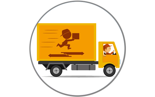 專業送貨車隊，保障及時出貨